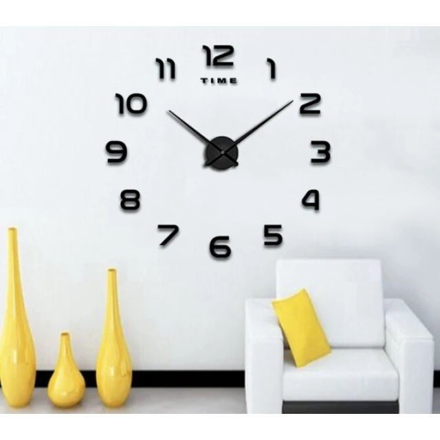 Годинник настінний Ruhhy 3D 60-130 см Black (5900779966772)