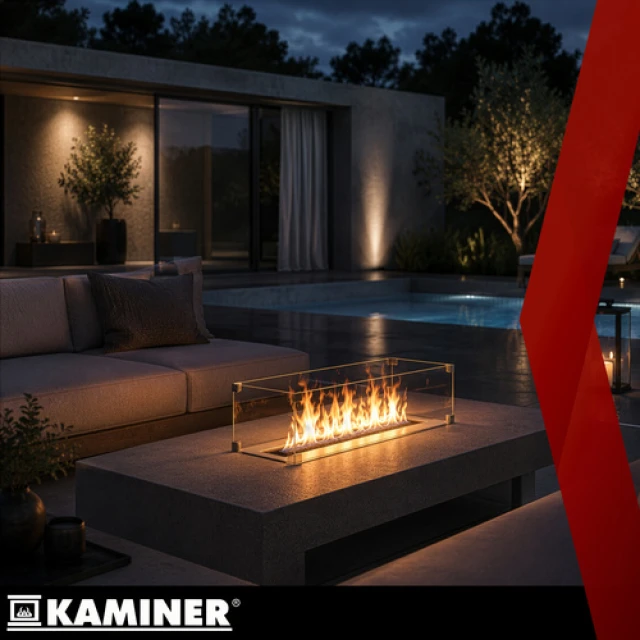 Вкладиш для біокаміна керамічний Kaminer 20x30 см (5900779966888)