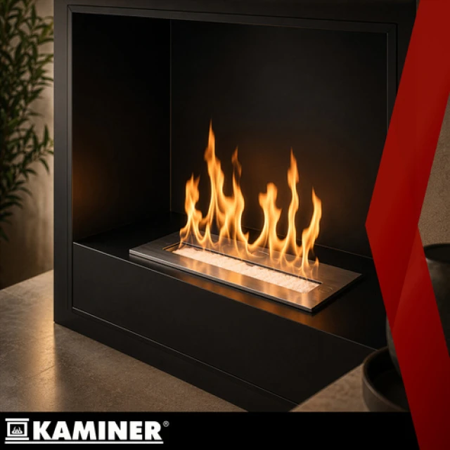 Вкладиш для біокаміна керамічний Kaminer 20x30 см (5900779966888)