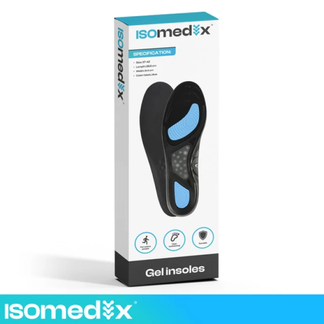 Гелеві устілки для взуття Isomedix 42-46 2 шт (5900779966932)