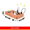 Бизиборд с выключателями Kruzzel и LED подсветкой (5900779966970)