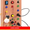 Бизиборд с выключателями Kruzzel и LED подсветкой (5900779966970)