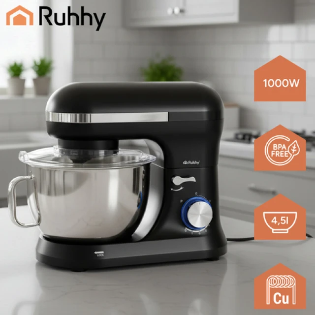 Кухонна машина Ruhhy 1700 Вт 4,5 л планетарна (5900779966994)