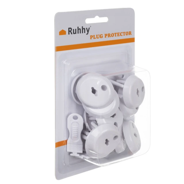 Захисні заглушки для розеток Ruhhy 15 шт White (5900779967014)