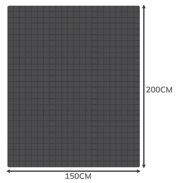 Утяжелена ковдра Ruhhy 200x150 см 6 кг Grey (5900779967021)