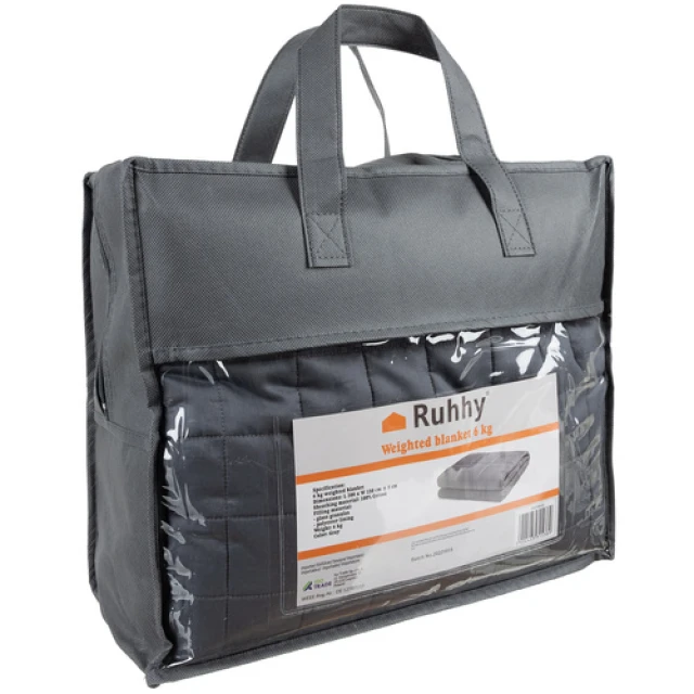 Утяжелена ковдра Ruhhy 200x150 см 6 кг Grey (5900779967021)