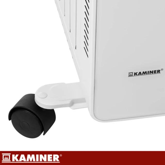 Масляний обігрівач Kaminer Arvell 2500 Вт 11 секцій Wi-Fi White (5900779967052)