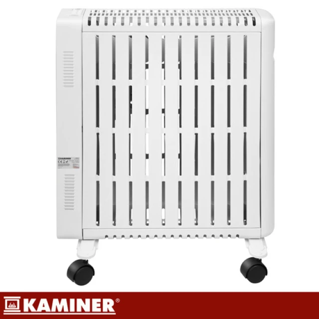 Масляний обігрівач Kaminer Arvell 2500 Вт 11 секцій Wi-Fi White (5900779967052)