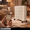 Масляний обігрівач Kaminer Arvell 2500 Вт 11 секцій Wi-Fi White (5900779967052)