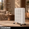 Масляний обігрівач Kaminer Arvell 2500 Вт 11 секцій Wi-Fi White (5900779967052)