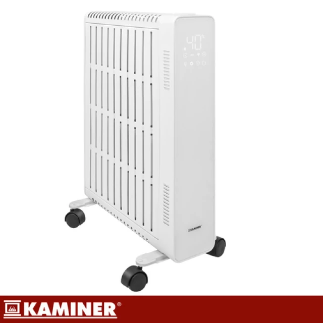 Масляний обігрівач Kaminer Arvell 2500 Вт 11 секцій Wi-Fi White (5900779967052)
