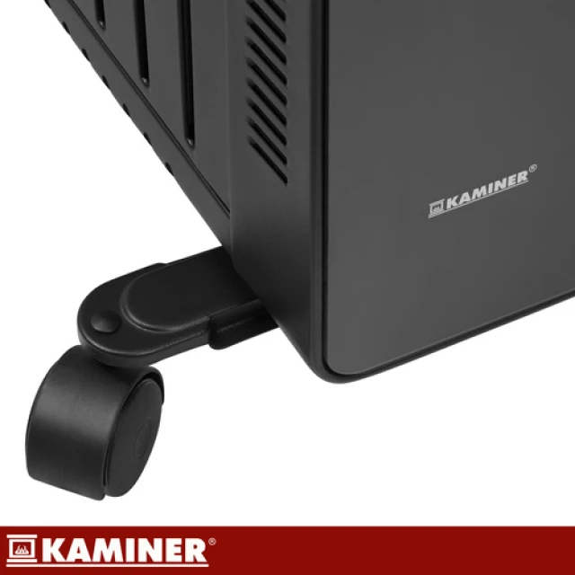 Масляний обігрівач Kaminer Arvell 2500 Вт 11 секцій Wi-Fi Black (5900779967069)