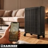 Масляний обігрівач Kaminer Arvell 2500 Вт 11 секцій Wi-Fi Black (5900779967069)