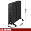 Масляний обігрівач Kaminer Arvell 2500 Вт 11 секцій Wi-Fi Black (5900779967069)