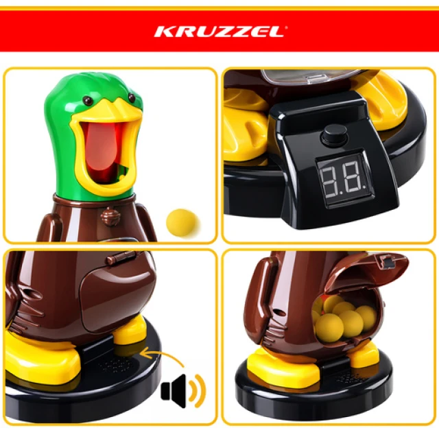 Аркадна гра Голодна качка Kruzzel 2 пістолети (5900779967359)