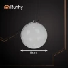 Набір ялинкових кульок прозорих Ruhhy 8 см 12 шт (5900779967700)