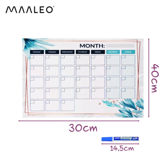 Магнітний планер на холодильник Maaleo 30x40 см (5900779970014)