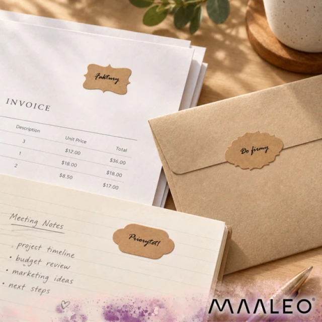 Етикетки самоклеючі Maaleo 3x5 см 300 шт (5900779970021)