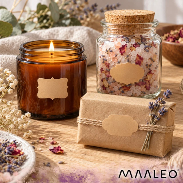 Етикетки самоклеючі Maaleo 3x5 см 300 шт (5900779970021)