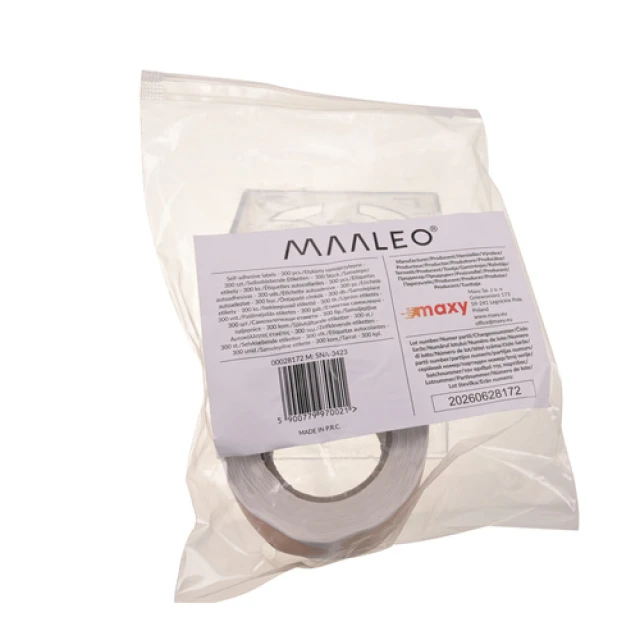 Етикетки самоклеючі Maaleo 3x5 см 300 шт (5900779970021)