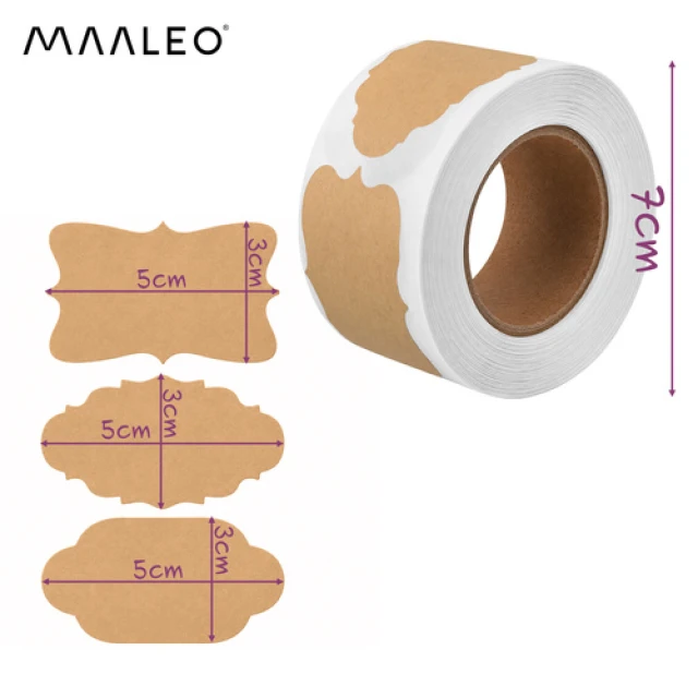Етикетки самоклеючі Maaleo 3x5 см 300 шт (5900779970021)
