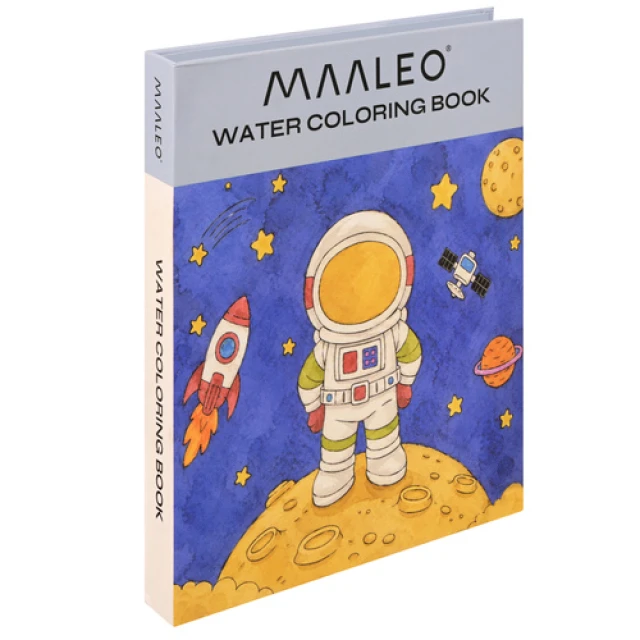 Розмальовка водна Космонавт Maaleo з пензлем (5900779970045)