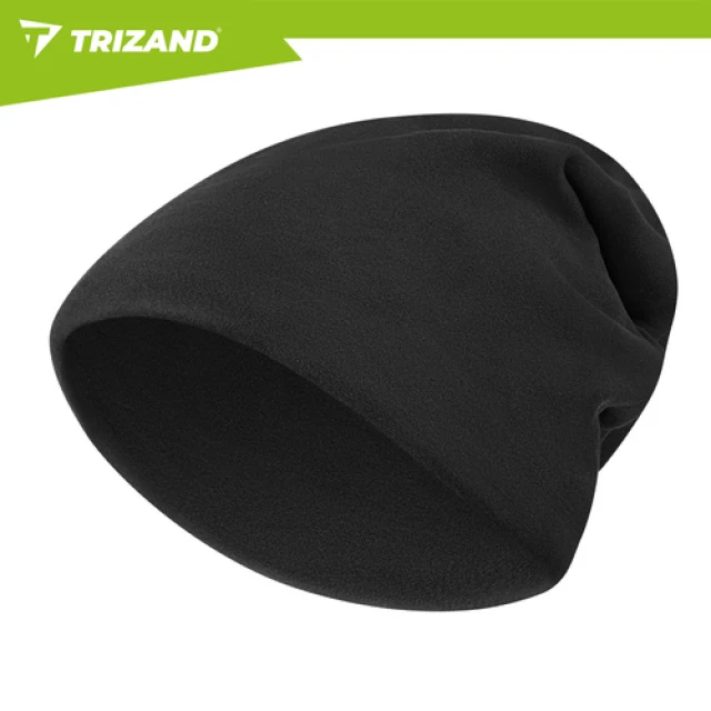 Шапка зимова утеплена флісова Trizand Black (5900779980020)