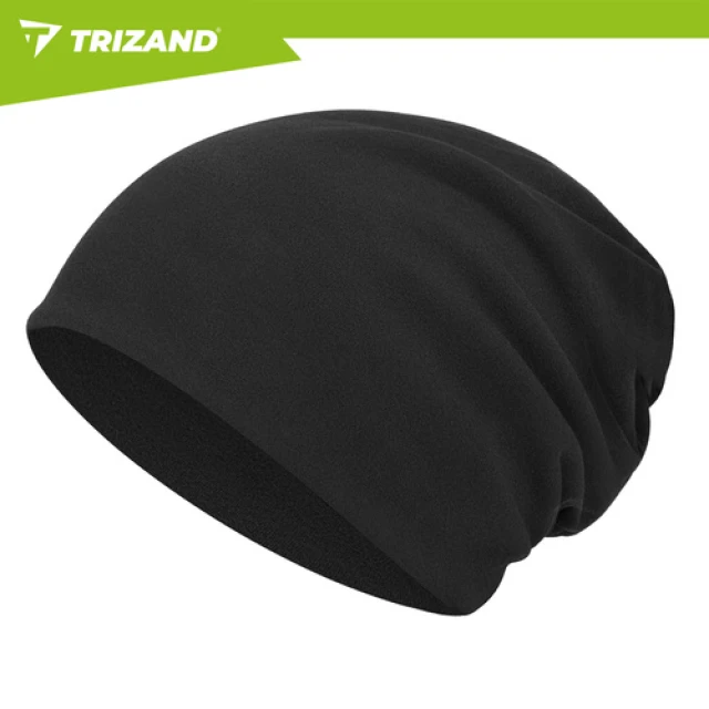 Шапка зимова утеплена флісова Trizand Black (5900779980020)