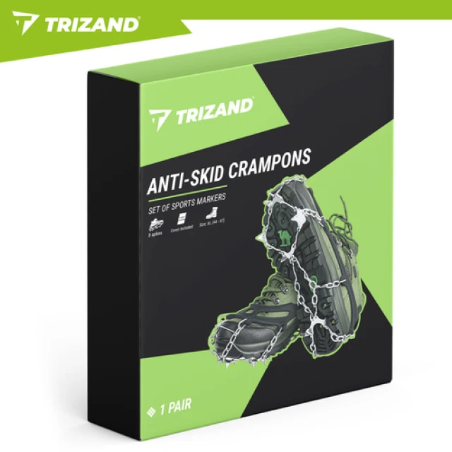 Ледоступы для обуви Trizand 20 шипов размер 44-47 (5900779980129)