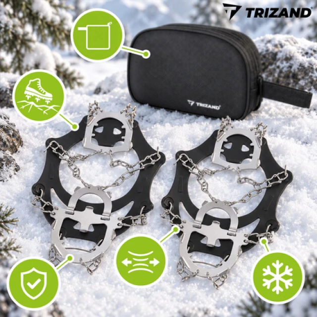 Льодоступи Trizand розмір L (40-44) 12 шипів (5900779980136)