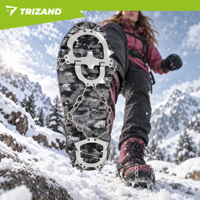 Льодоступи для взуття Trizand 12 шипів розмір 35-39 M (5900779980143)
