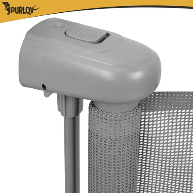 Ворота безпеки для дверей Purlov 157 см Gray (5900779990029)