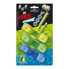 Подвеска для унитаза General Fresh Tri Force Dynamic 3 шт x 45 г лесной, лаймовый, морской (5900785170705)