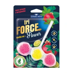 Подвеска для унитаза General Fresh Tri Force Flower 45 г гранат и бергамот (5900785171238)