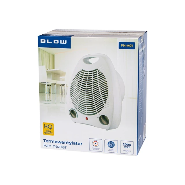 Тепловентилятор Blow FH-A01 2000 Вт White (5900804133162)