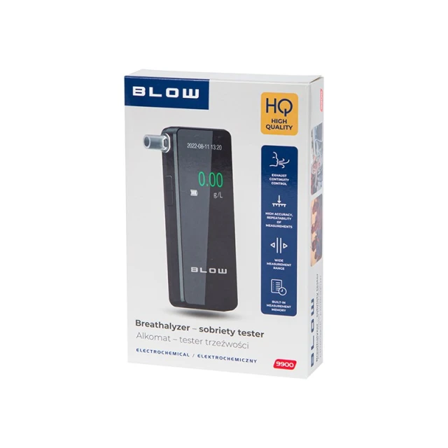 Алкотестер Blow 9900 Black (5900804135395)