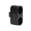 Розумна подвійна розетка Blow WiFi Tuya Black (5900804149293)