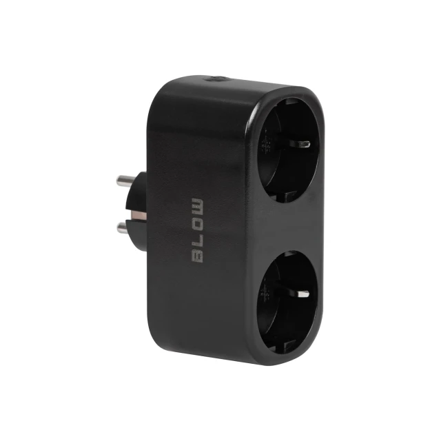 Розумна подвійна розетка Blow WiFi Tuya Black (5900804149293)