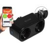 Розумна подвійна розетка Blow WiFi Tuya Black (5900804149293)