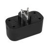 Розумна подвійна розетка Blow WiFi Tuya Black (5900804149293)