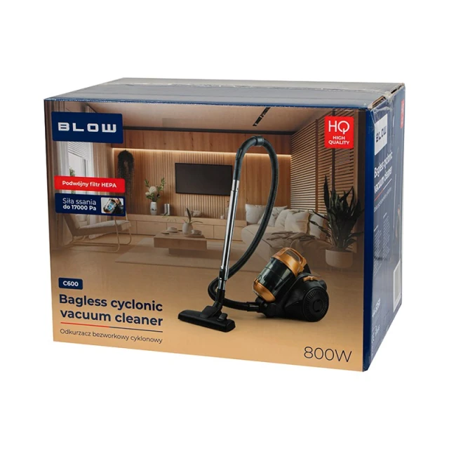 Пилосос безмішковий циклонний Blow C600 (5900804157854)