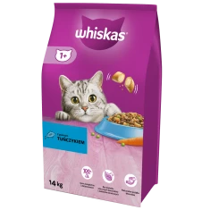 Сухой корм для кошек Whiskas Adult с тунцом и овощами 14 кг (5900951014390)