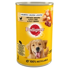 Влажный корм для собак Pedigree Adult с курицей и морковью в желе 400 г (5900951015908)