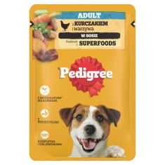 Влажный корм для собак Pedigree с курицей и овощами в соусе 100 г (5900951017322)