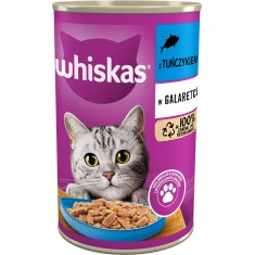 Влажный корм для котов Whiskas Adult с тунцом в желе 400 г (5900951017575)