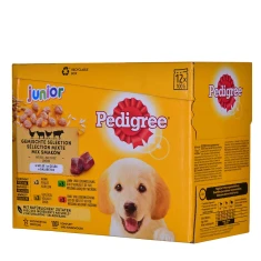 Влажный корм для щенков Pedigree Junior микс вкусов в желе 12 шт x 100 г (5900951270550)
