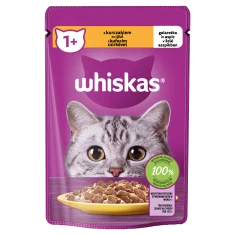 Вологий корм для котів Whiskas з куркою в желе 85 г (5900951302121)
