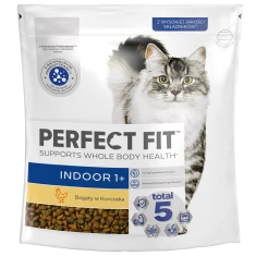 Сухий корм для котів Perfect Fit Indoor 1+ з куркою 750 г (5900951307737)
