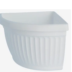 Кашпо кутове FORM-PLASTIC Dona White (5901075374216)