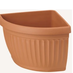 Кашпо угловое FORM-PLASTIC Dona Terracotta (5901075374278)